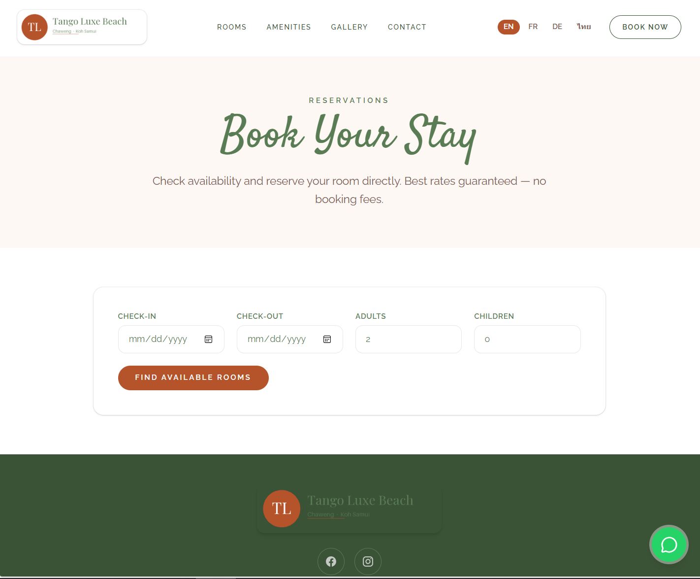 Stay By Arkadya — hotel booking website